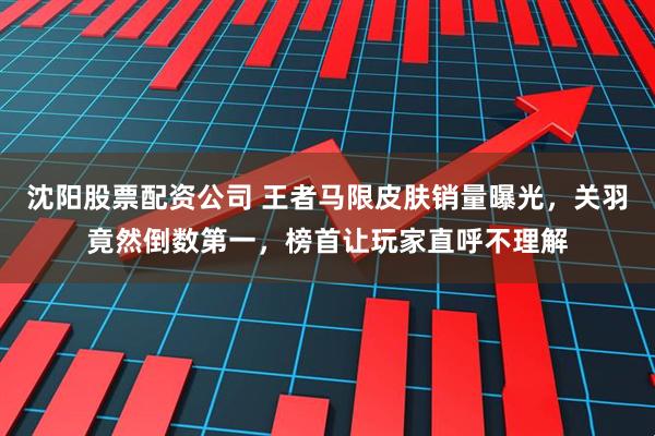 沈阳股票配资公司 王者马限皮肤销量曝光，关羽竟然倒数第一，榜首让玩家直呼不理解