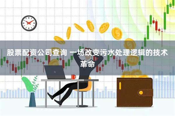 股票配资公司查询 一场改变污水处理逻辑的技术革命